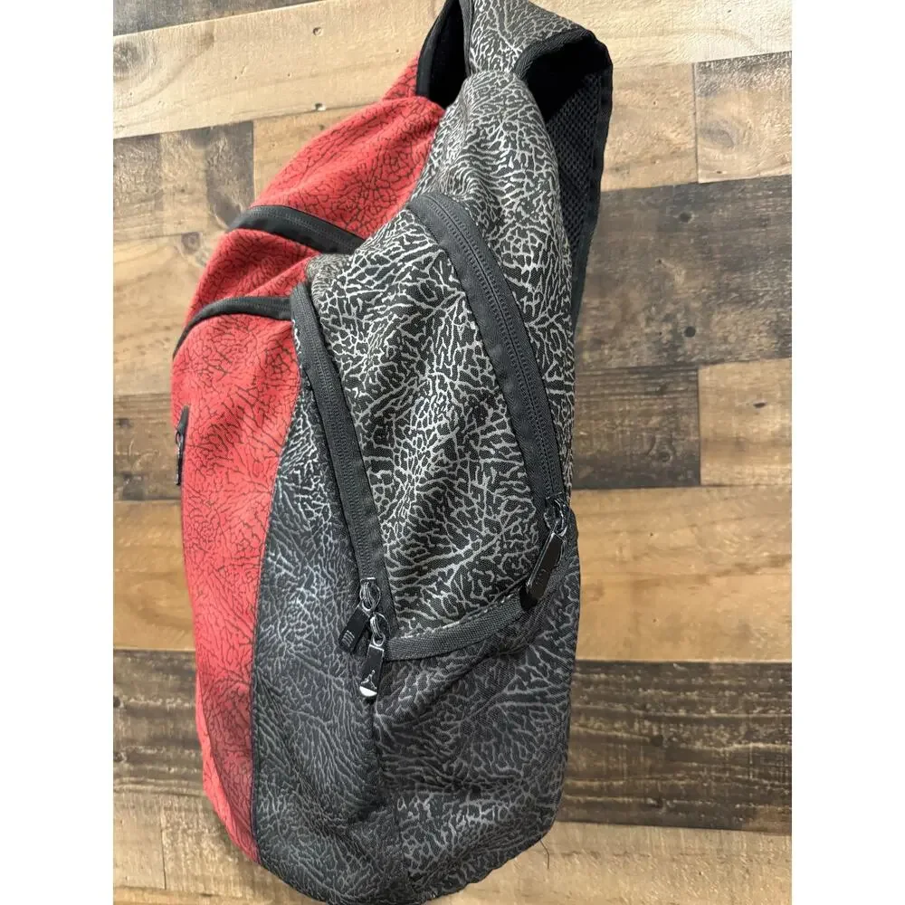 Nike Air Jordan Backpack- Red/Black Elephant Design